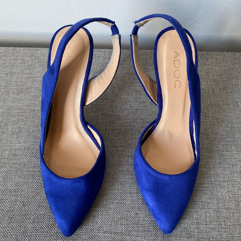 Royal blue heels